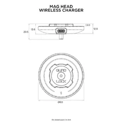 Quad Lock Mag Wireless Charging Head
