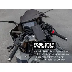 Quad Lock Motorcycle Fork Stem Mount Pro