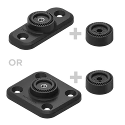 Quad Lock 360 Base - Flat Rectangle 4 Hole