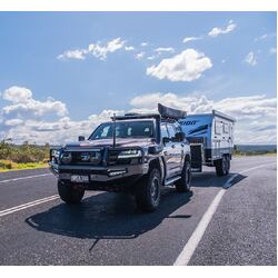 MSA Towing Mirrors to suit Toyota Hilux Gen 7, 2005 - 2015, Black, Electirc