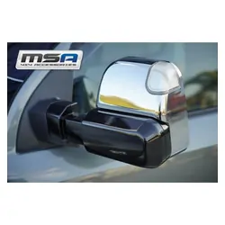 MSA Towing Mirrors to Suit Isuzu DMAX 12 - 09/2020 (Black - Manual)