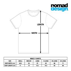 Nomad Design T-Shirt Marlin Sunset - White - L