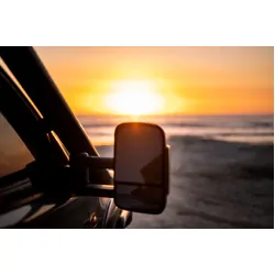 Extendable Towing Mirrors For Ford Everest UA 2015 Onwards - Black