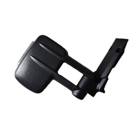 Extendable Towing Mirrors For Toyota Landcruiser 75, 76, 78 & 79 Series - Black/Electric