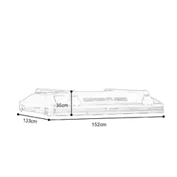 CampBoss Fusion X 1.5 Rooftop Tent