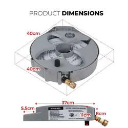 Flat Out Drinking Water Hose On Multi-Reel 15m