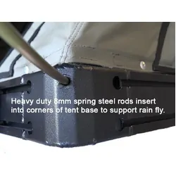 The Bush Company TX27MAX Hardshell Rooftop Tent - 1.6m Double Pop