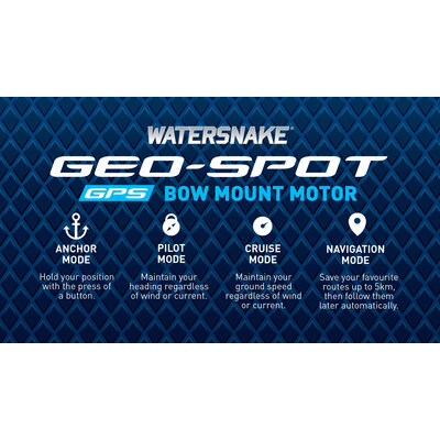 Watersnake Geo-Spot Sw 65Lb/60" Bow Mount Electric Motor