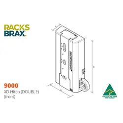 Racksbrax Xd Hitch (Double) 9000