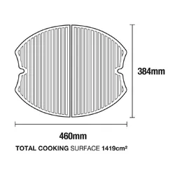 Gasmate Odyssey Electric Bbq 2200W - Matt Grey