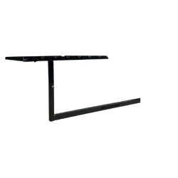 BBQARM Kit For Under Chassis Mounting Large Black Powdercoat With Tray Riser