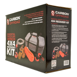 Carbon Offroad  V.3 12000lb Winch Red Hook and Recovery Combo Deal(2 part pick)