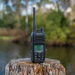 ECOXTALK EXG500 5-Watt Long Range IP67 Handheld UHF Radio Twin Pack (17km)