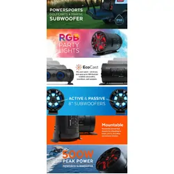 EcoXGear SoundExtreme ES08 Subwoofer