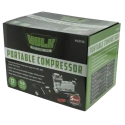 Hulk 4x4 Air Compressor Kit 150Psi 12V 160L / Minute With Carry Bag