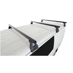 Rhino Rack Heavy Duty Rl150 Black 3 Bar Roof Rack For Toyota Hiace Gen 4 2Dr Van 11/89 To 02/05