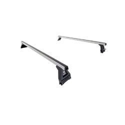 Rhino Rack Heavy Duty Rl150 Silver 2 Bar Roof Rack For Toyota Hiace Gen 4 2Dr Van 11/89 To 02/05