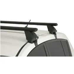 Rhino Rack Vortex 2500 Black 2 Bar Roof Rack For Nissan Tiida 5Dr Hatch 02/06 On