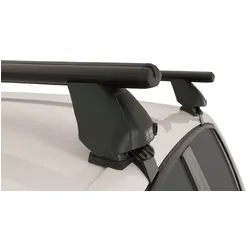 Rhino Rack Vortex 2500 Black 2 Bar Roof Rack For Volkswagen Golf Vi (Incl Gti And R) 5Dr Hatch 03/09 To 03/13