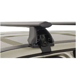 Rhino Rack Vortex 2500 Black 2 Bar Roof Rack For Land Rover Freelander 2 5Dr 4Wd 06/07 On