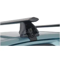 Rhino Rack Vortex 2500 Black 2 Bar Roof Rack For Mitsubishi Lancer Sportback Cj 4Dr Hatch 09/08 On