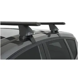 Rhino Rack Vortex 2500 Black 2 Bar Roof Rack For Ford Kuga Tf 4Dr Suv 05/13 To 12/16