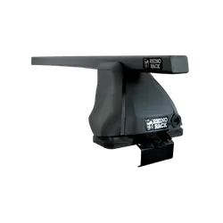 Rhino Rack Euro 2500 Black 2 Bar Roof Rack For Kia Cerato 4Dr Sedan 08/13 To 05/18