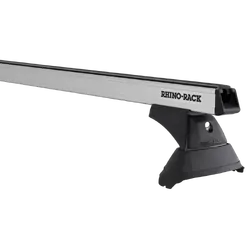 Rhino Rack Heavy Duty Rch Silver 3 Bar Roof Rack For Toyota Hiace Gen 6 2Dr Van Lwb 06/19 On