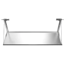 Rear Door Drop Down Table to suit Toyota Prado 150 / Lexus GX 460 [Natural Stainless]