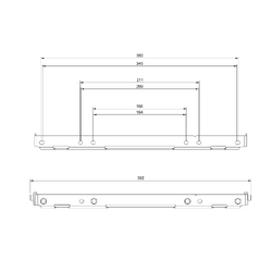 Flip-Up Number Plate Mounting Bracket