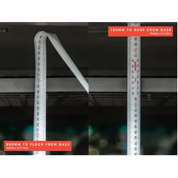 Standalone Rear Roof Shelf to suit Toyota LandCruiser LC100 / LC105 [Rear Handles Inwards]