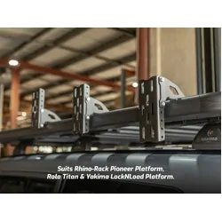 Universal 270 Degree Awning Bracket Set to suit Cross Bars, Rola & Other Platform Racks