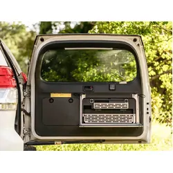 Compact Rear Door Drop Down Table to suit Toyota Prado 150 / Lexus GX 460 [Undara Black]