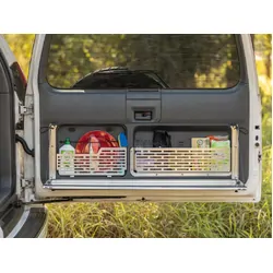Rear Door Utensil Cage to suit Toyota Prado 120 / Lexus GX 470 [Undara Black]