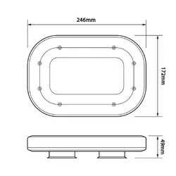 Emergency Bar LB246ATMM