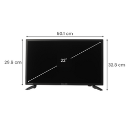 ENGLAON 22'' Full HD Smart 12V TV With Built-in DVD Player & Chromecast & Bluetooth Android 11