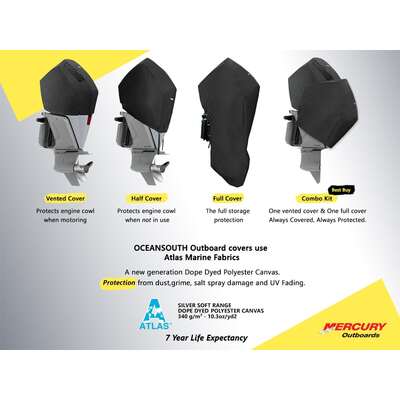 MERCURY VERADO 6 CYL 2.6L 200-400HP FULL COVER (L)20in/508mm LEG (2005>)