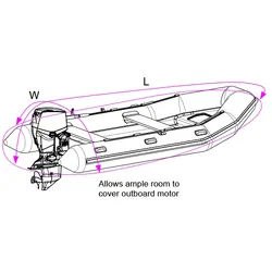 Oceansouth Inflatable Cover Suits 2.6m - 2.9m