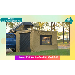 MOTOP Awning Wall Kit for 270 Freestanding Awning (Drivers side MKII)