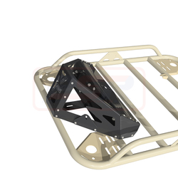 Performance Suspension Racing Baja Rack Spare Wheel Bolt On Mount (Suit 32,33,35,37" Tyre) and Threaded Universal Wheel Fastener