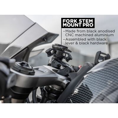 Quad Lock Motorcycle Fork Stem  Mount Pro