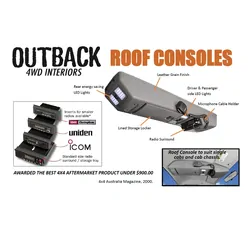 Roof Console To Suit Holden Colorado RG Single Cab 07/12-Onwards