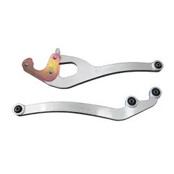 Superior Superflex Radius Arms Suitable For Toyota LandCruiser 76/78/79 Series 8/2016 on 4 Inch (100mm) Castor Correction (Curved Style Arms) (Pair) -