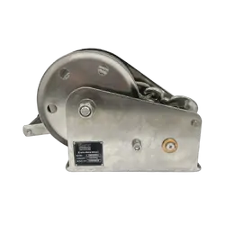 Sherpa Stainless steel hand winch 1200kg/10m cable