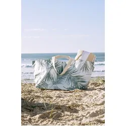 Oztrail Palm Club Beach Tote - Palm Cove Green