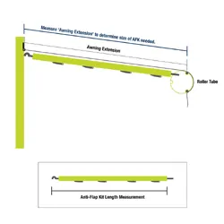 Aussie Traveller Anti-Flap Kit Short White