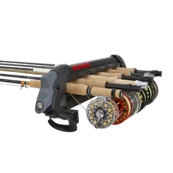 ReelDeal (Fishing rod holder for platform or crossbars)