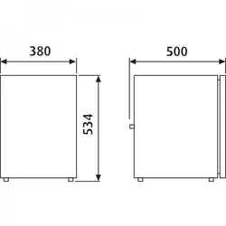Dometic Coolmatic Fridge & Freezer 12/24/240v Crx50 45L