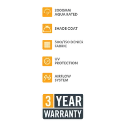 Explore Planet Earth Bellbird 8 Person Glamping Tent