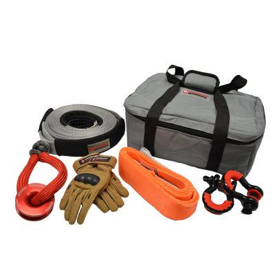 Carbon Scout Pro 12K Winch And Recovery Kit Combo